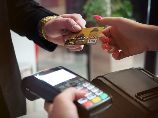 Debit card at checkout