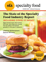 Cover of Specialty Food Magazine Summer 2020 edition