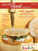 Cover of Specialty Food Magazine Fall 2014 edition