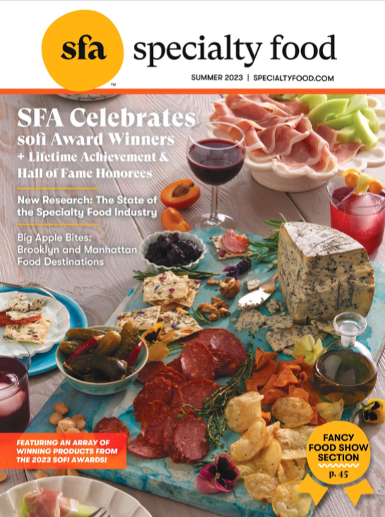 Cover of Specialty Food Magazine Summer 2023 edition