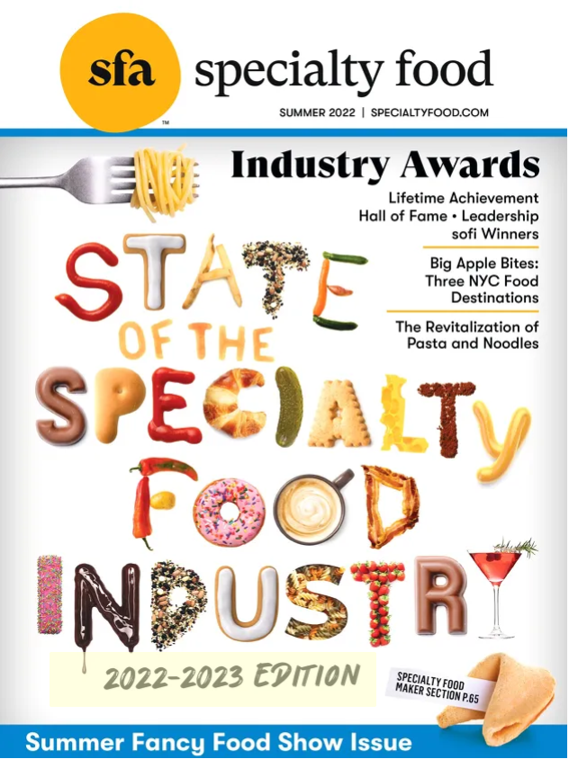 Cover of Specialty Food Magazine Summer 2022 edition