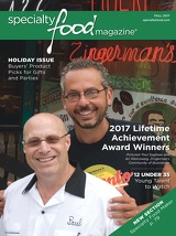 Cover of Specialty Food Magazine Fall 2017 edition