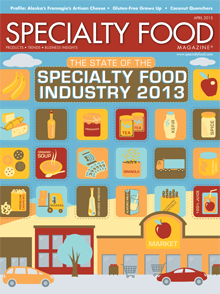 Cover of Specialty Food Magazine April 2013 edition