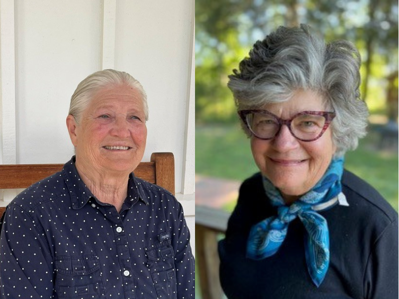 Peggy Smith and Sue Conley 