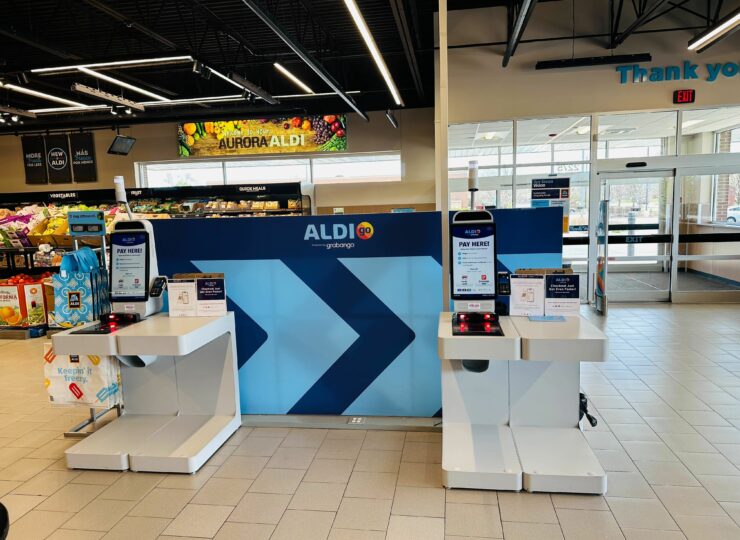 Aldi entrance