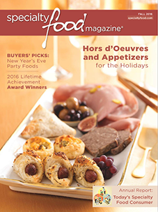 Cover of Specialty Food Magazine Fall 2016 edition