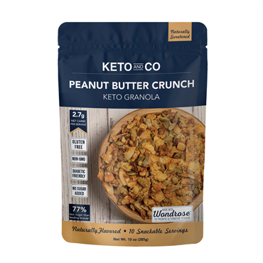 Keto and Co’s Peanut Butter Crunch Granola