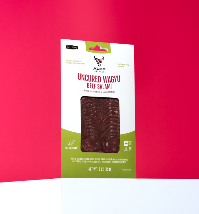 Alef Sausage Co.-Uncured Wagyu Beef Salami