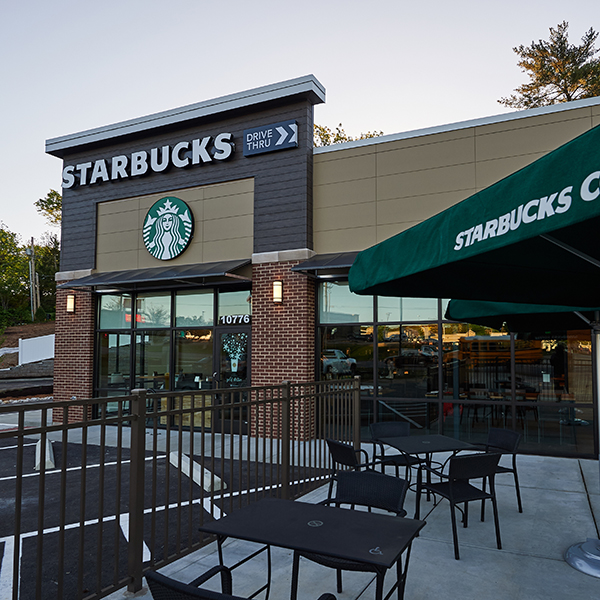 Starbucks storefront