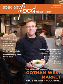 Cover of Specialty Food Magazine Summer 2014 edition