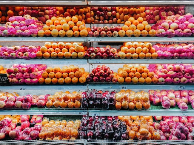 Fruits in refrigerator