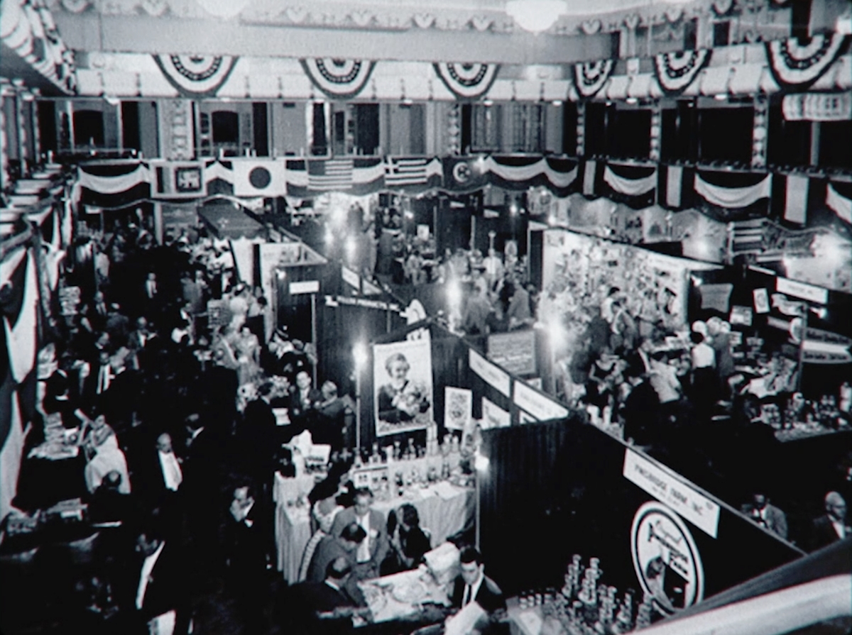 Historical Photo of a Very Early Fancy Food Show