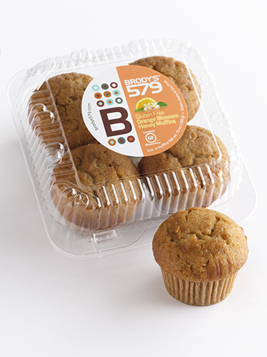 Brody's 579 Gluten free Orange Blossom Honey Muffins