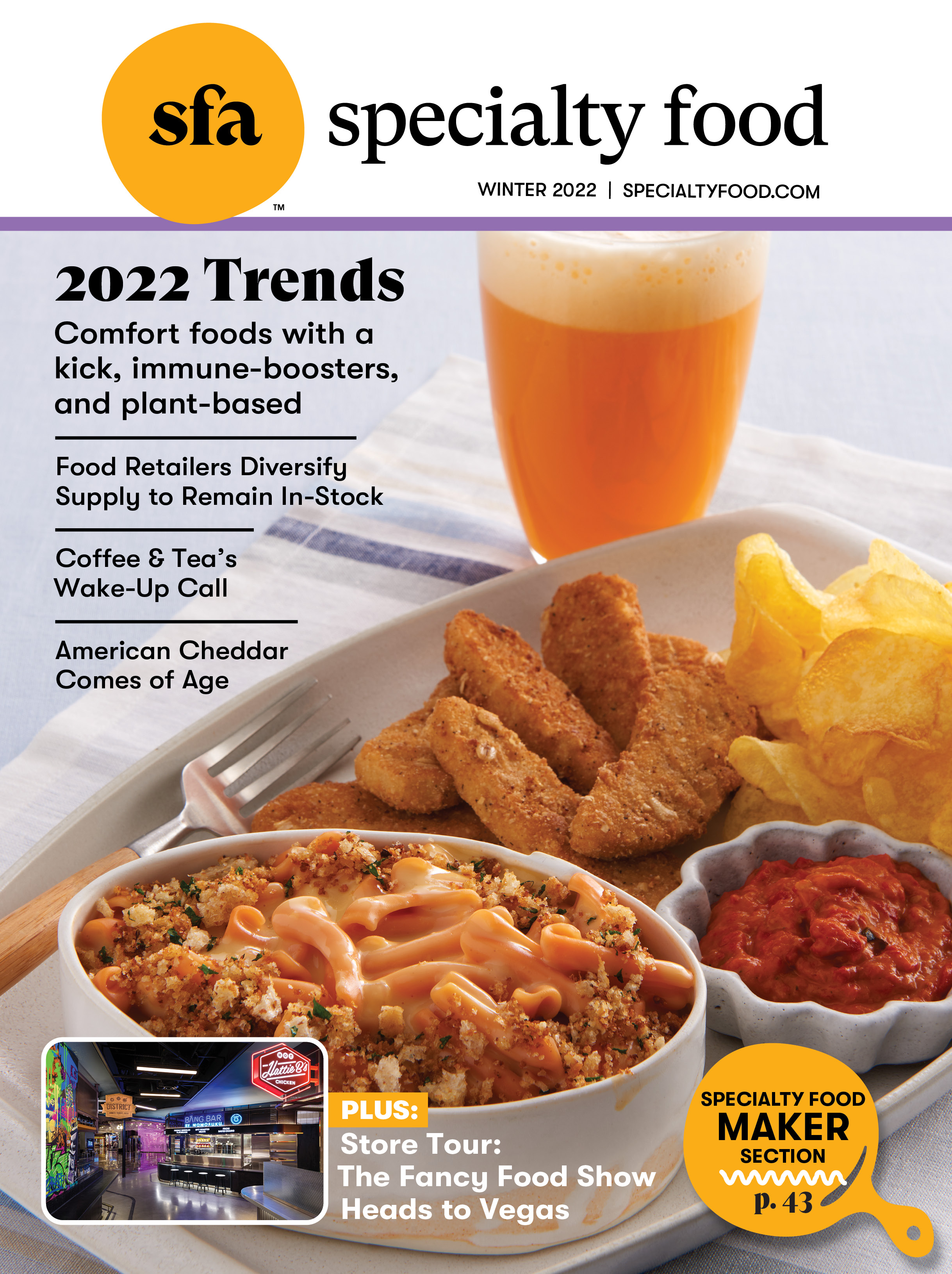 Cover of Specialty Food Magazine Winter 2022 edition