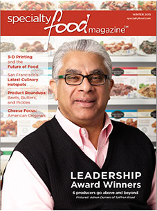 Cover of Specialty Food Magazine Winter 2015 edition