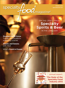 Cover of Specialty Food Magazine Spring 2015 edition